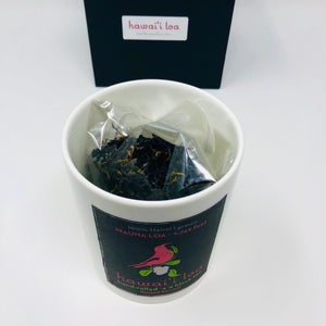 Hawaii Loa Volcanic Black Tea: hand-rolled a'a black, spring 2019 vintage